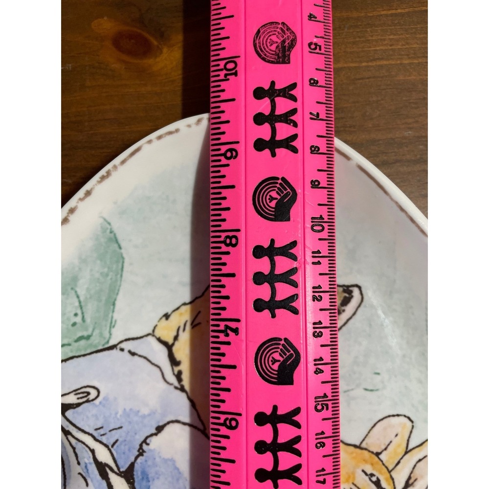 Pottery Barn Kids Peter Rabbit Melamine Egg Plates Set of 2 Easter Beatrix Potte - Picture 7 of 13
